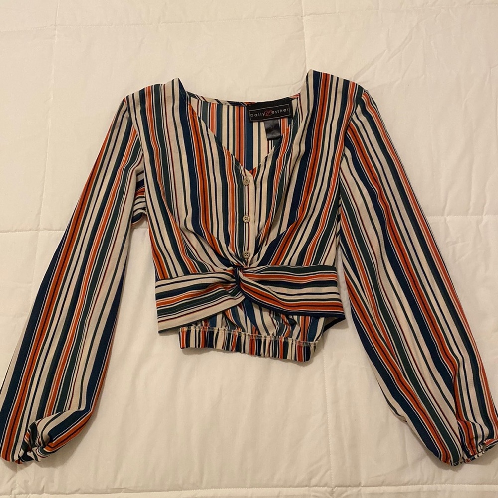 Dolly and Esther stripped blouse
